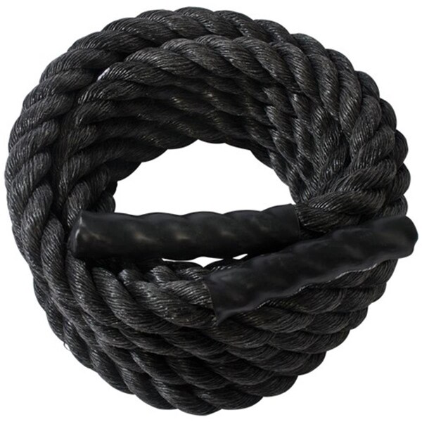 T-Care 1.5 in. 50 ft. Fitness Ropes - Black T-3200019 - main