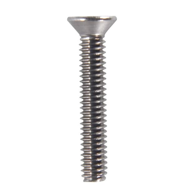 プレストマン Hillman Phillips Flat Machine Screw, Plain 18-8 Stainless