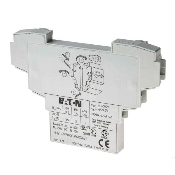 Eaton EatonAuxiliary Contact, 2NO-1NC contact configuration, 5PK XTPAXSA21 - main
