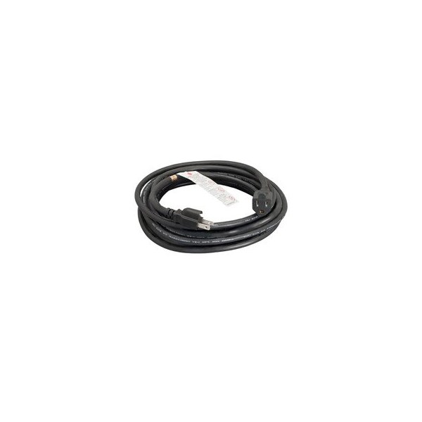 Cable Wholesale Outdoor Power Extension Cord, SJTW 12 AWG, 3C, 15Amp/125V, UL, 50 feet, UL, Black 10W4-62250 - main