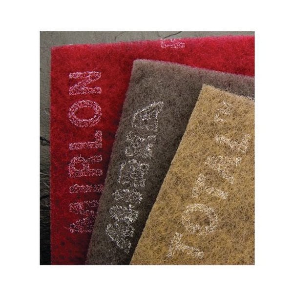 Mirka Abrasives Mirlon Total 18-118-449 18 Series Non-Woven Scuff Pad, 4-1/2 in W x 9 in L, 2500 Grit-25 pieces 18-118-449 - main