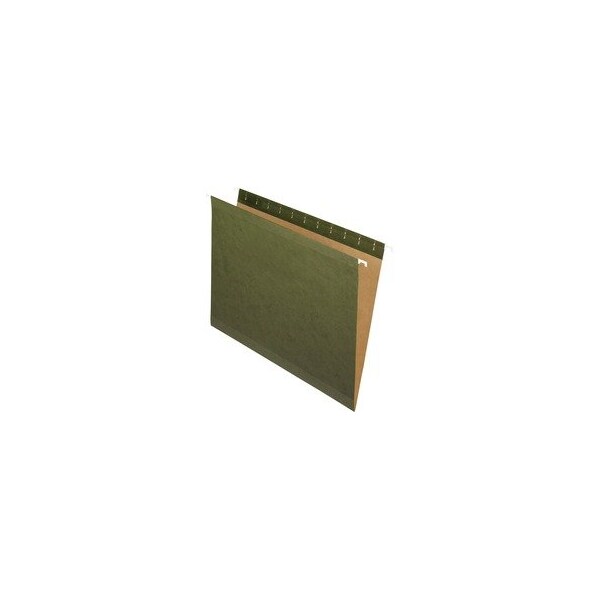 Pendaflex FOLDER, HANG, LTR, W/O, TAB, GN, 25PK 4152 - main