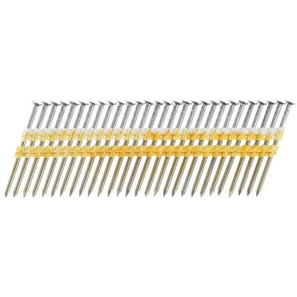 Senco Collated Nail, 2-3/8 in L, Steel, Bright Basic, Full Round Head, Smooth Shank GD24APBSN - main