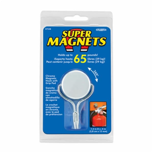 Master Magnetics Magnetic Swivel Hook 3 x 0.5 x 1.5 in. 235557 - main