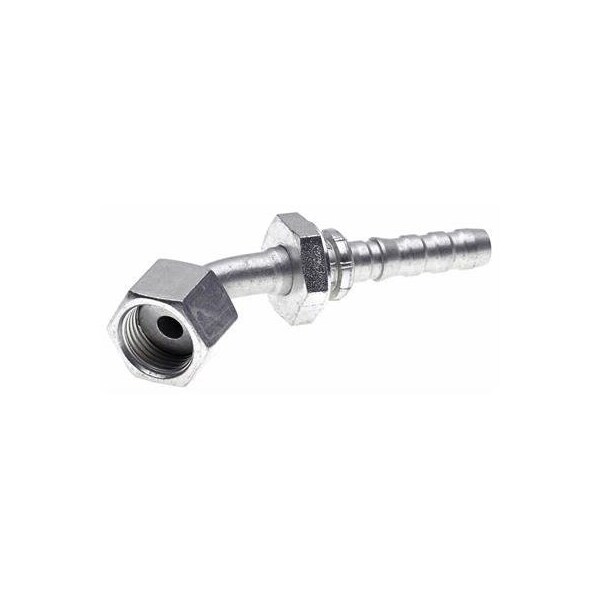 Gates Female Flat-Face O-Ring Swivel - 45 Bent Tube GlobalSpiral G20234-1010 - main