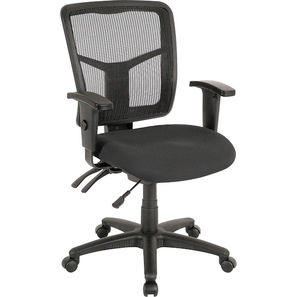 Lorell Executive Office Chair, Black, Mesh LLR86201 - main