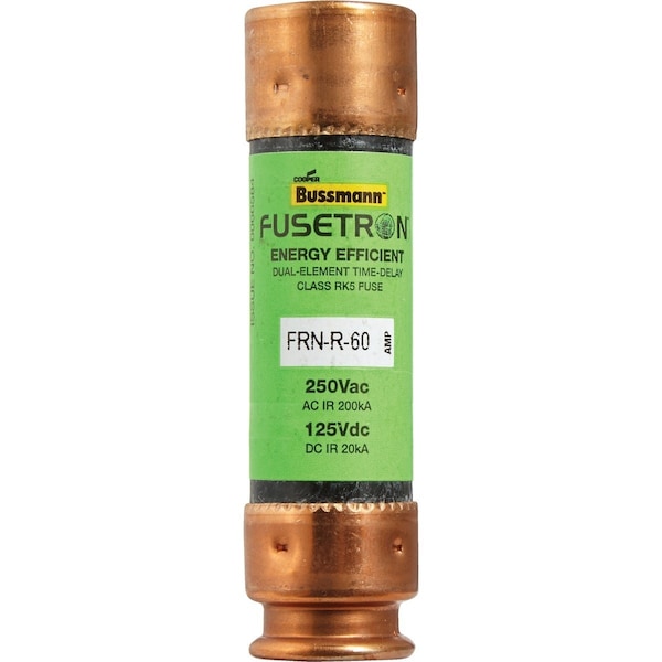 Eaton Bussmann 60A FRN-R Cartridge Heavy-Duty Time Delay Cartridge Fuse FRN-R-60 - main