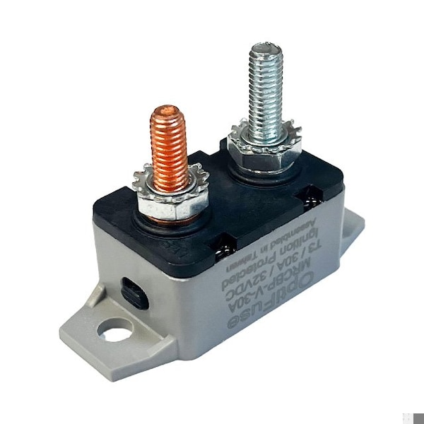 Optifuse Circuit Breaker, MRCBP-V Gray Series, 6 to 50A, 200A at 32V DC MRCBP-V-50A - main