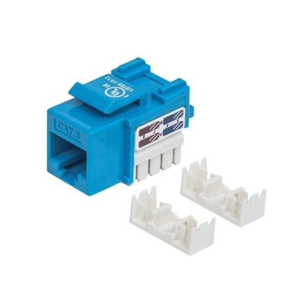 Intellinet Network Solutions CAT6 BLUE RJ45 KEYSTONE JACK UTP 210737 - main