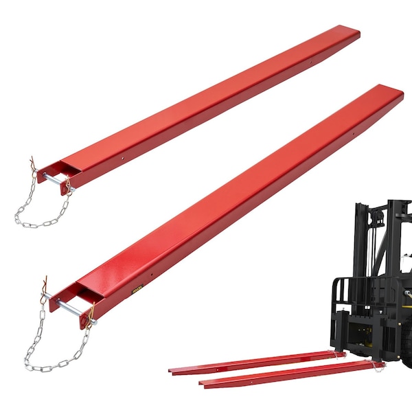 Vevor Pallet Fork Extensions Forklift Extensions 72" x 5.5" Heavy Duty Steel HX-3 - main