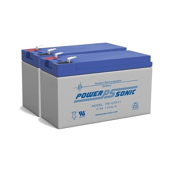 Power-Sonic Power Sonic PS-1270F1 - 12V 7Ah Rechargeable Sealed Lead Acid (SLA) Battery PS-1270 F1 - main