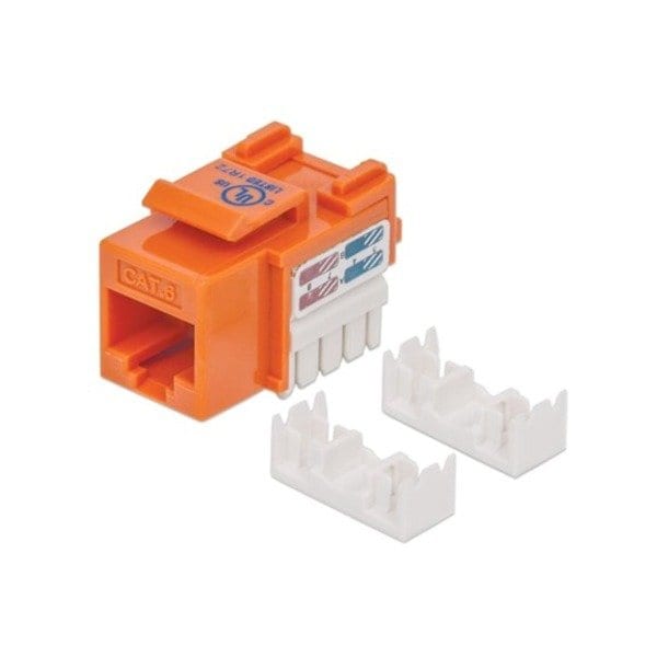 Intellinet Network Solutions CAT6 ORANGE KEYSTONE JACK UTP 210775 - main