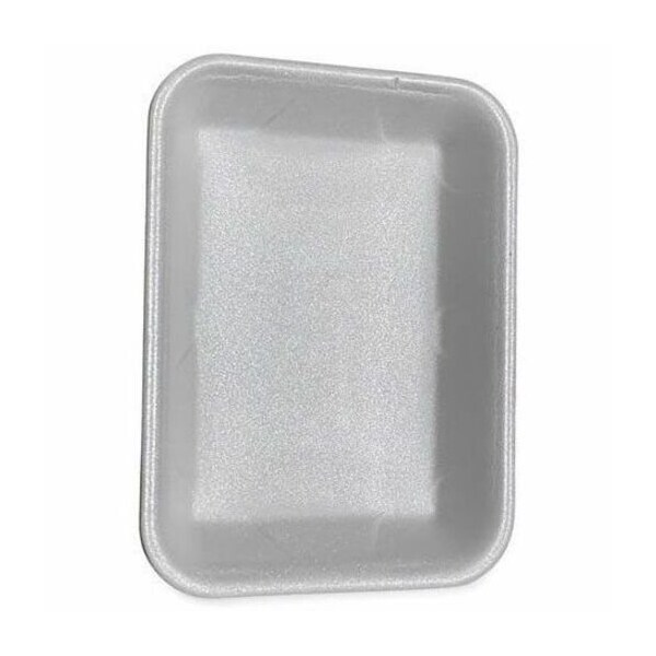 Gen Meat Trays, No 4P, 9.5 x 7.19 x 1.2, White, 500PK 4PWH - main