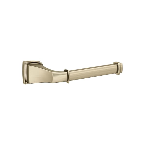 Amerock Revitalize Golden Champagne Traditional Single Post Toilet Paper Holder BH36031BBZ - main