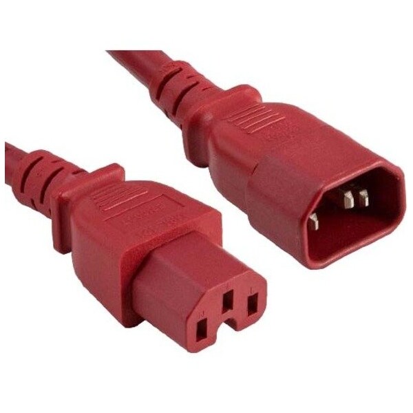 Enet C14 To C15 6Ft Red Pwr Extension Cord C14C15-RD-6F-ENC - main