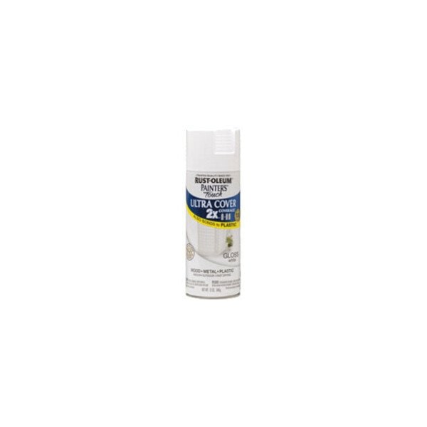 Rust-Oleum Painter's Touch 2X Ultra Cover Gloss White 12 Oz. Spray 249090 - main