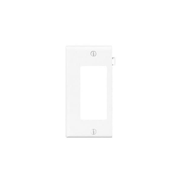 Leviton Decora Wallplate, Sectional, Gang 1, Ivory PSE26-W - main