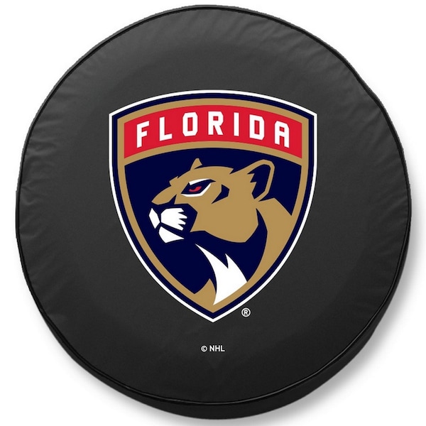 Holland Bar Stool Co 35 x 12.5 Florida Panthers Tire Cover TCH2FlaPanBK - main