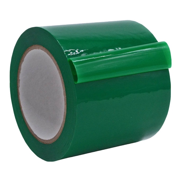 Wod Tape CSTC20WBA Carton Sealing Packaging Tape 2 Mil Acrylic Adhesive Green: 4 in. x 110 yds, 18PK WOD CSTC20WBA-04000-18-110-GRE - main