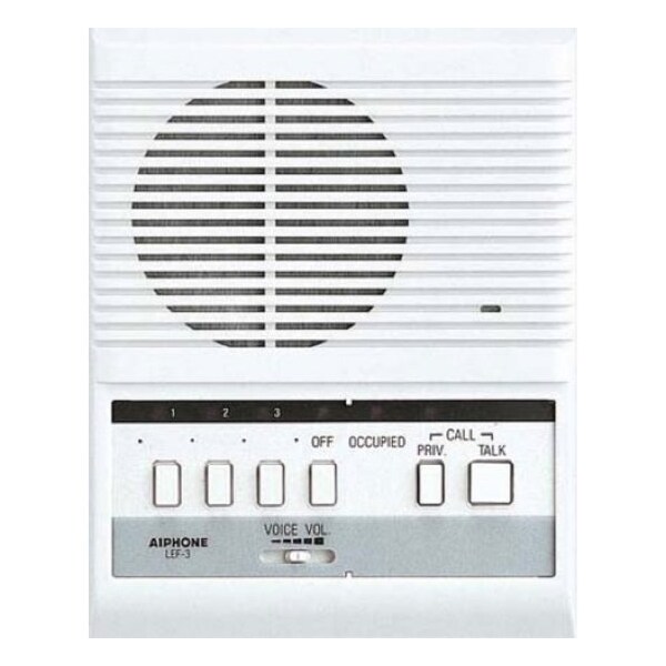 Aiphone 3-Call Selective-Call Open-Voice Intercom Master Station LEF-3 - main
