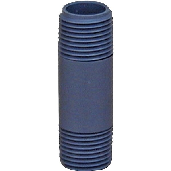 Genova Products Lasco 207060Bc Pipe Nipple, 3/4 In, Pvc, Sch 80 Schedule, 6 In L 404-060 - main