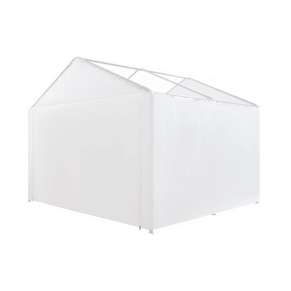 King Canopy 10ftx13ft Canopy Enclosure Sidewall Kit w/ Flaps, Fits 10ft 8in by 13ft frames, White SWK1013WF-2 - main