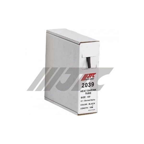 Jtc Auto Tools 10m Heat Shrink Tubing, Diameter 4mm, Supplied ID 4.5mm, recovers to 2mm 2037 - main