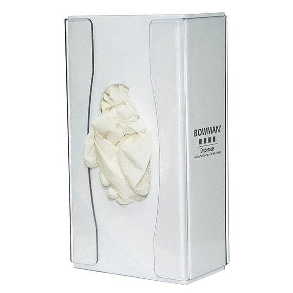 Bowman Dispensers Glove Dispenser, PETG, Holds (1) Box , Clear , 9-1/8 in H x 5-1/8 in W x 3 in D GL102-0111 - main