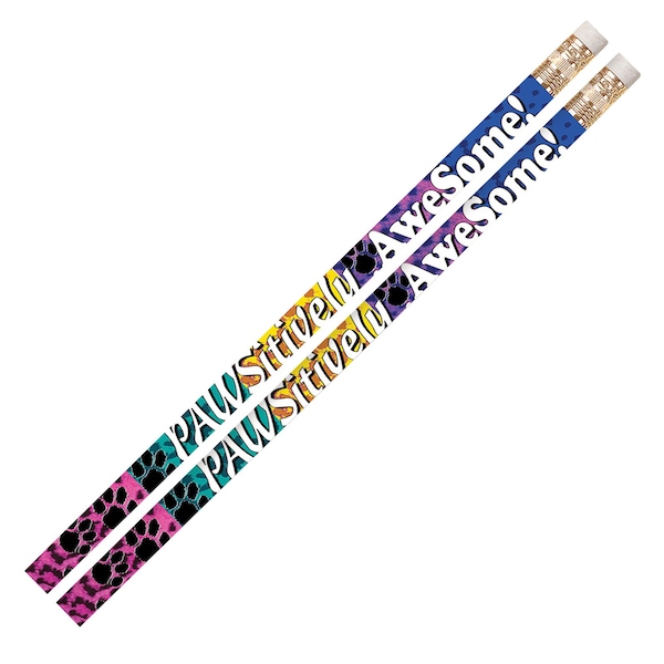 Musgrave Pencil Co Pawsitively Awesome Motivational Pencil, 144PK MUS2484G - main