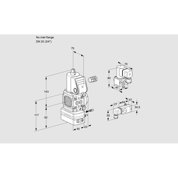 Honeywell Kromschroder VAG1-/20R/NWAE KS88001928 - main