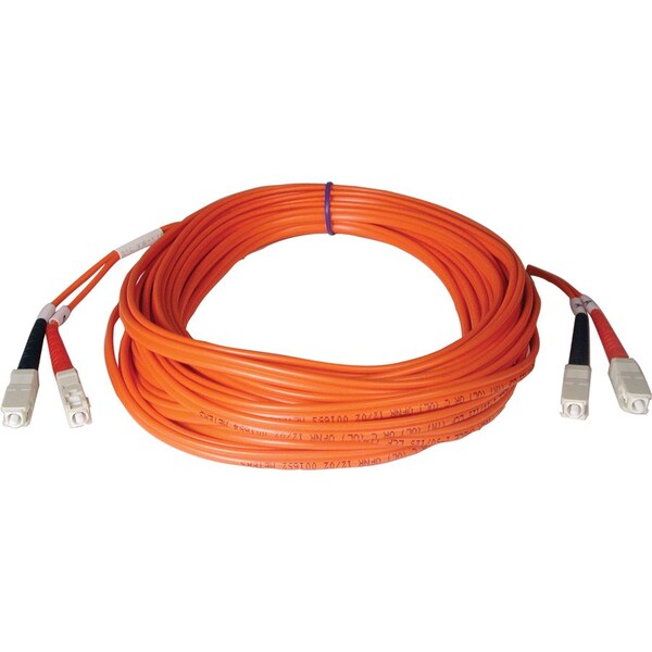 Tripp Lite 50M DUPLEX MULTIMODE 50/125 FIBER OPTIC PATCH CABLE SC/SC 164FT 50 METER N506-50M - main