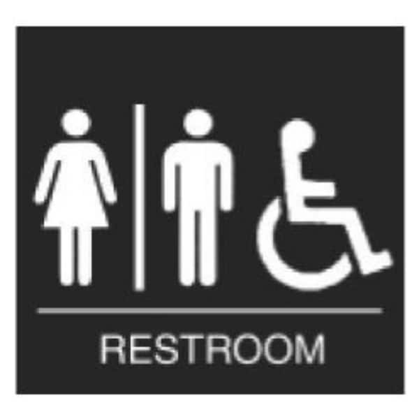 Trans Atlantic Co. ADA Family Handicap Sign with Black coloring GH-S444-BK - main