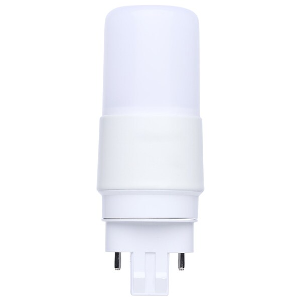 Satco 5W, PL LED: GX23 Base, Frost Finish, Type A/B Dual Ballast, 4000K, 120-277V S21423 - main