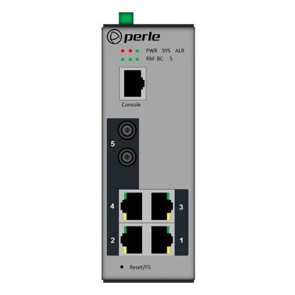 Perle Systems Perle IDS-205F - Managed Industrial Ethernet Switch with Fiber 07012230 - main