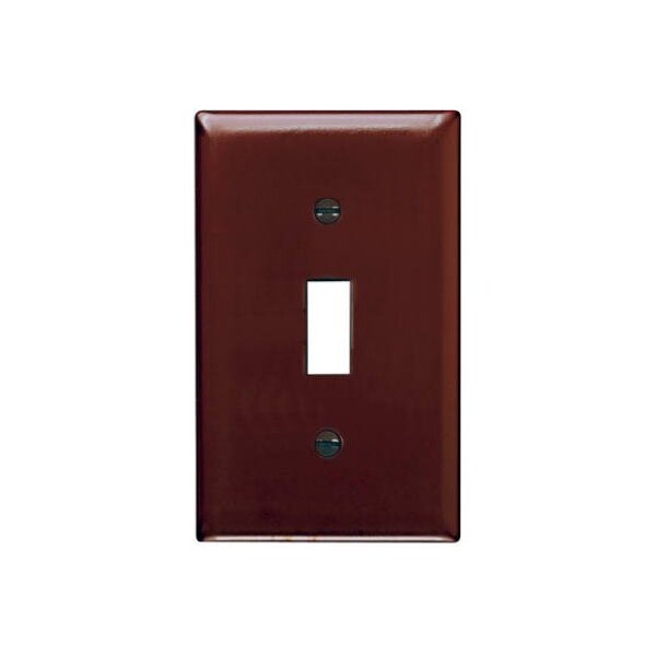 Pass & Seymour Brn 1G Nyl Wall Plate TP1CC15 - main