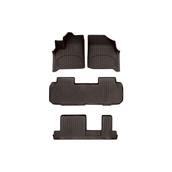 Weathertech Cocoa, Front and Rear and Rear FloorLiner HP 471228-1-3-4IM - main