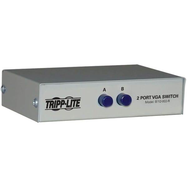 Tripp Lite by Eaton 2-Port Manual VGA/SVGA Video Switch (3x HD15F) B112-002-R - main