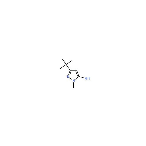 Ak Scientific 3-(tert-Butyl)-1-methyl-1H-pyrazol-5-amine (5g), CAS 118430-73-2 Y7189-5g - main