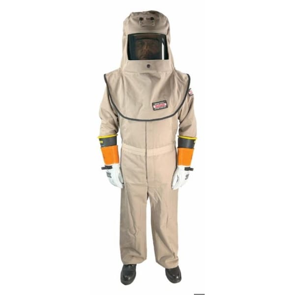 Cementex 40Cal Coverall Kit w/Vent: 3X2 with Class 2 Glove Kit HRC4-CKV-3X2 - main