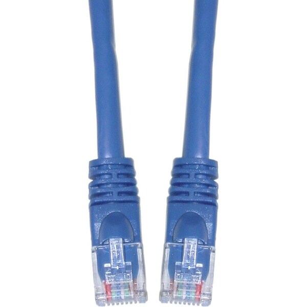 Cable Wholesale Cat5e Blue Copper Ethernet Patch Cable, Snagless/Molded Boot, POE Compliant, 150 foot 10X6-061150 - main