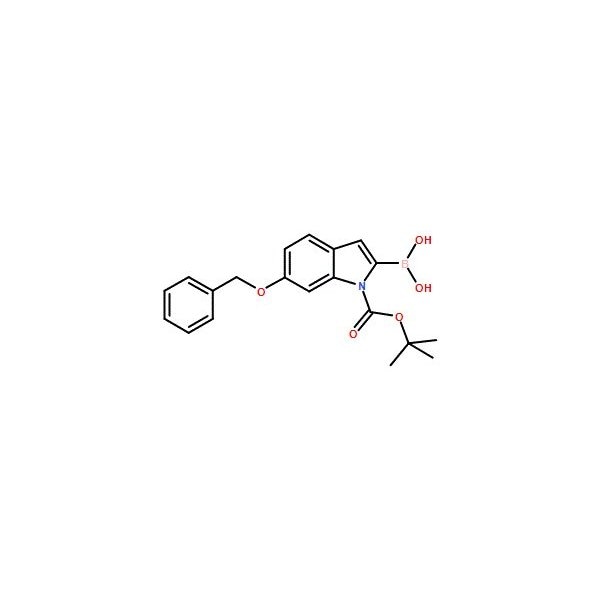Ak Scientific 6-Benzyloxy-1-boc-indole-2-boronic acid (1g), CAS 850568-66-0 X2440-1g - main