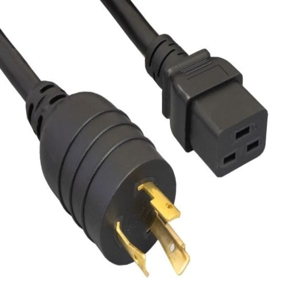 Sanoxy 6ft 12 AWG 20A 125V Heavy-Duty Power Cord NEMA L5-20P to IEC 320 C19, Black SNX-CBL-LDR-PW154-1206 - main