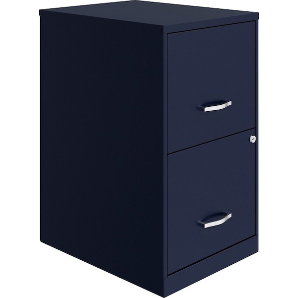 Nusparc 2-Drawer Vertical File Cabinet, 14.2" x 18" x 24.5", Blue NPRVF218AANY - main