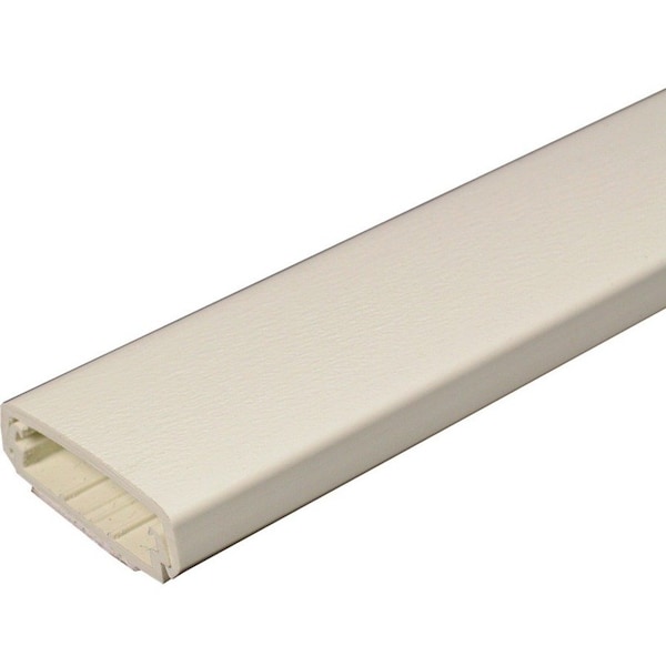 Wiremold Base & Cover Raceway, 800 Series, 1 Channel, White 800BAC-WH - main