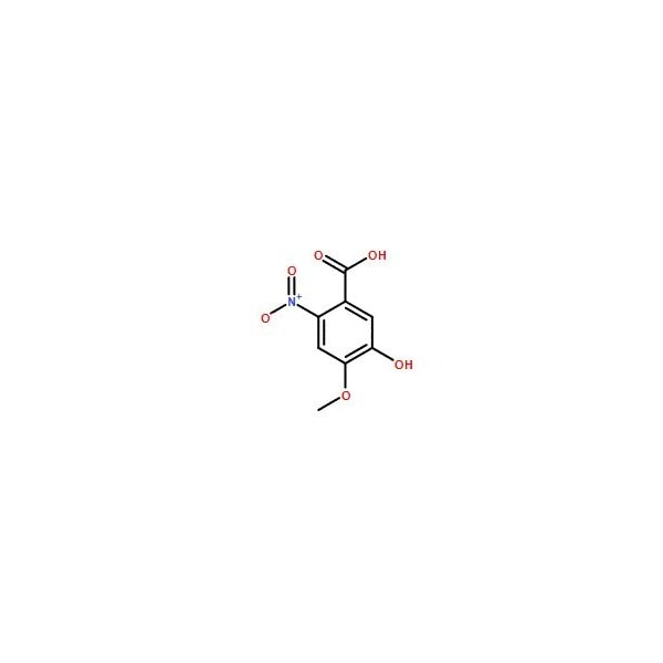 Ak Scientific 5-hydroxy-4-methoxy-2-nitrobenzoic acid (100g), CAS 31839-20-0 3492AB-100g - main