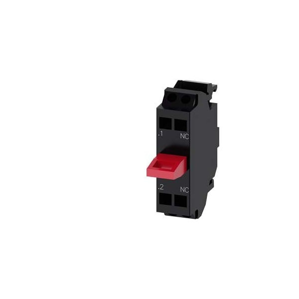 Siemens Contact module with 1 contact element, 1 NC, spring-type 3SU1400-2AA10-3CA0-ZY19 - main