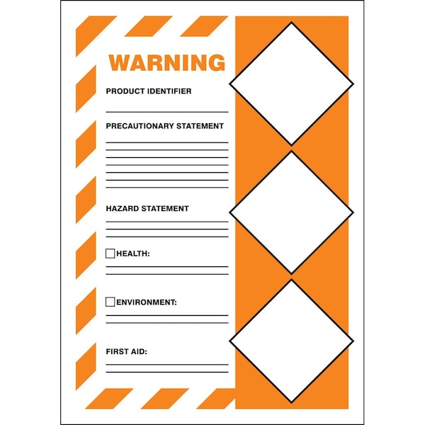 Accuform GHS SECONDARY CONTAINER LABELS LZH304VSP - main