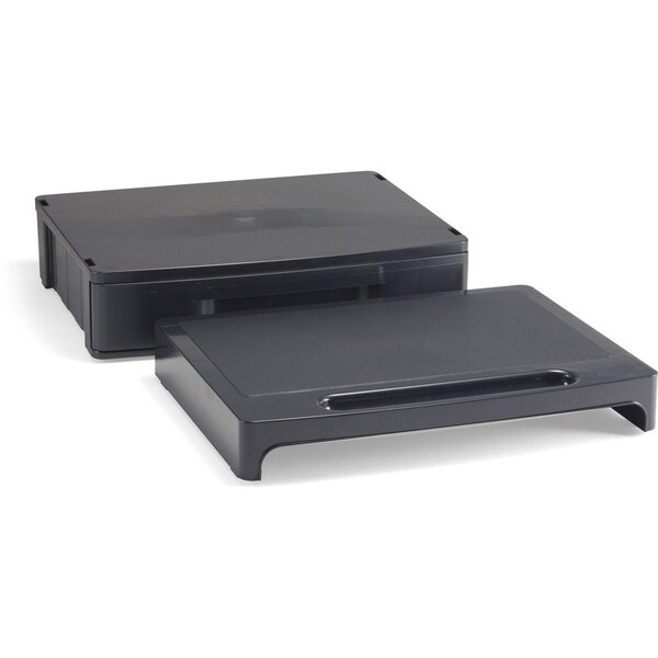 Oic Monitor Stand with Drawer, Black OIC22502 - main