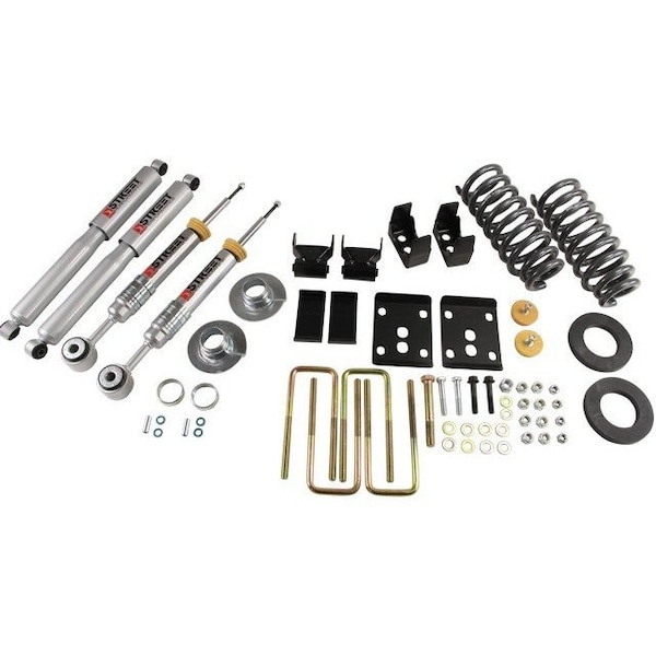 Belltech 09-13 FORD F150 EXT CAB SB 2IN OR 3IN F/5.5IN R DROP W/STREET PRFM CKS LOWERING 979SP - main