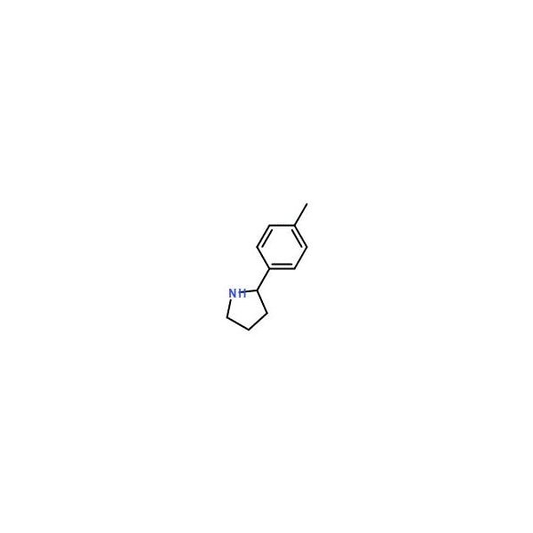 Ak Scientific 2-(4-Methylphenyl)pyrrolidine HCl (1g), CAS 62506-76-7 W7459-1g - main